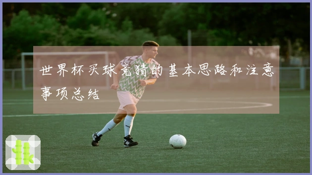 世界杯买球竞猜的基本思路和注意事项总结